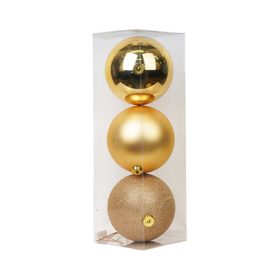 Yule Gold 15cm 3pc