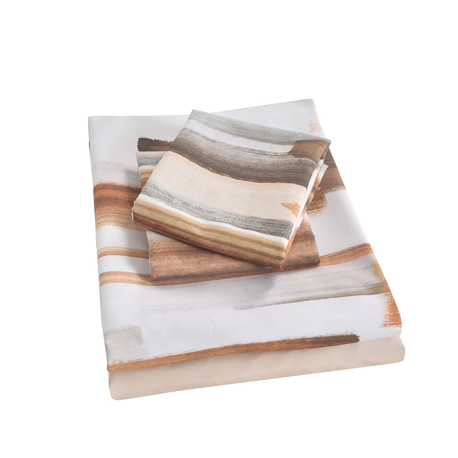 Kelle Comfort Printed 4pc Sheet Set