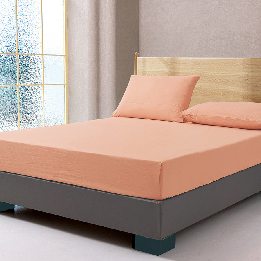Super Soft Pink Sand Fitted Sheet