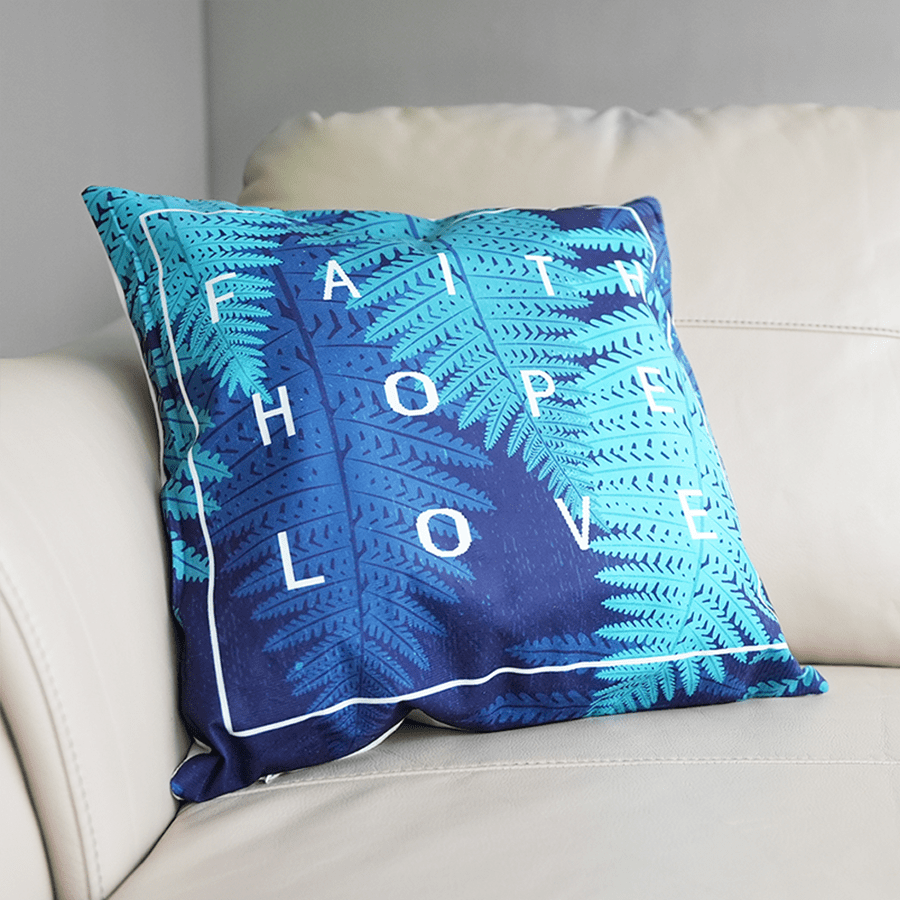 Lumi Tropical Quotes Throw Pillowcase