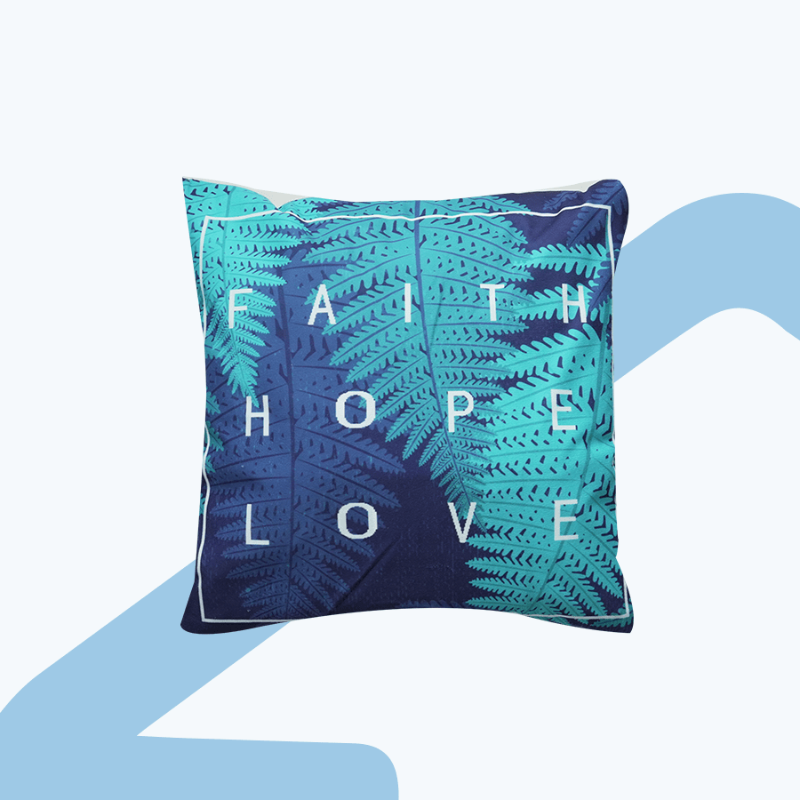 Lumi Tropical Quotes Throw Pillowcase