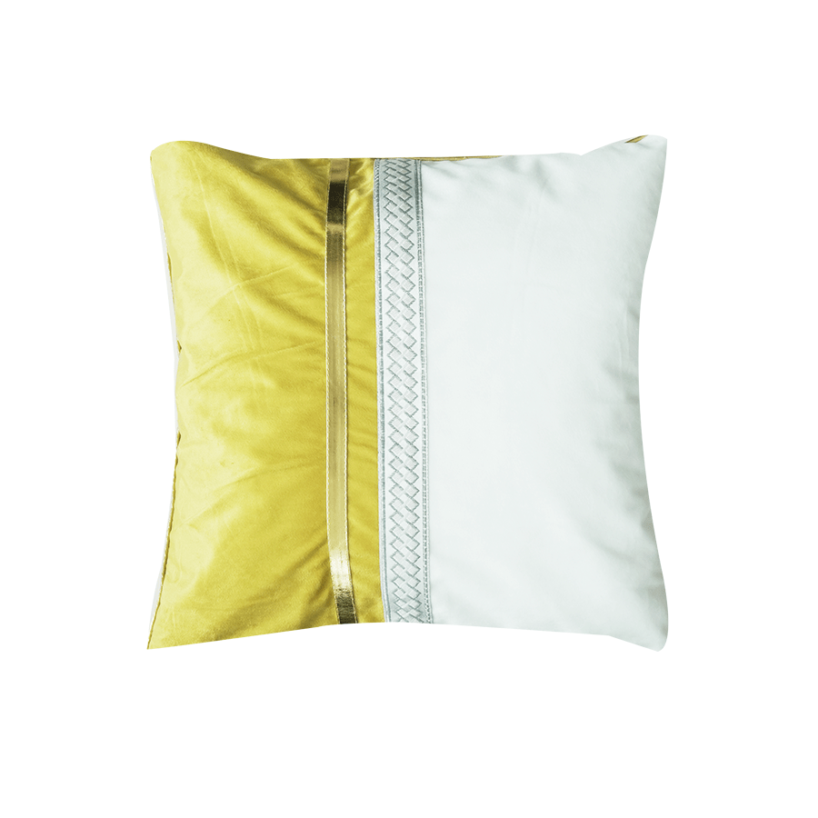 Celeste Golden Stripe Throw Pillowcase