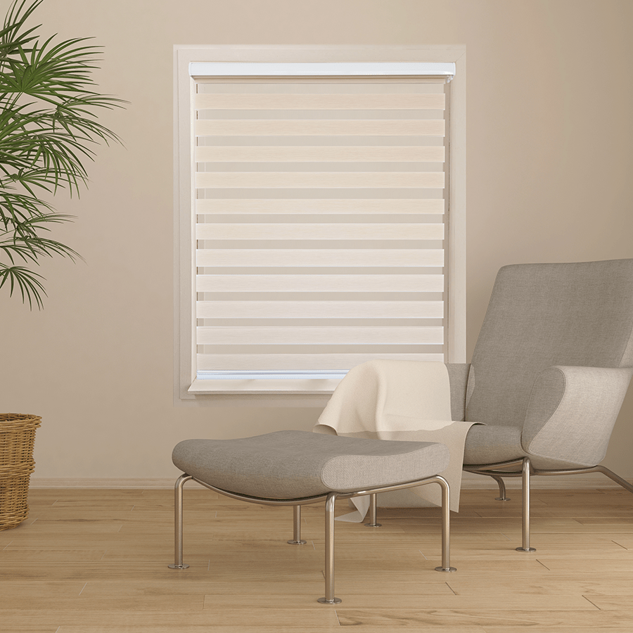 Beige Linen Zebra Semi-Blackout Blinds Beige Linen Zebra Semi-Blackout Blinds Mandaue Foam