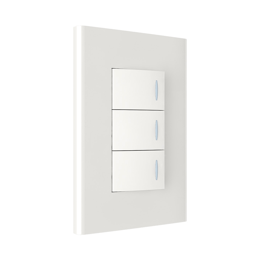 Misa 3-Gang 1-Way Switch