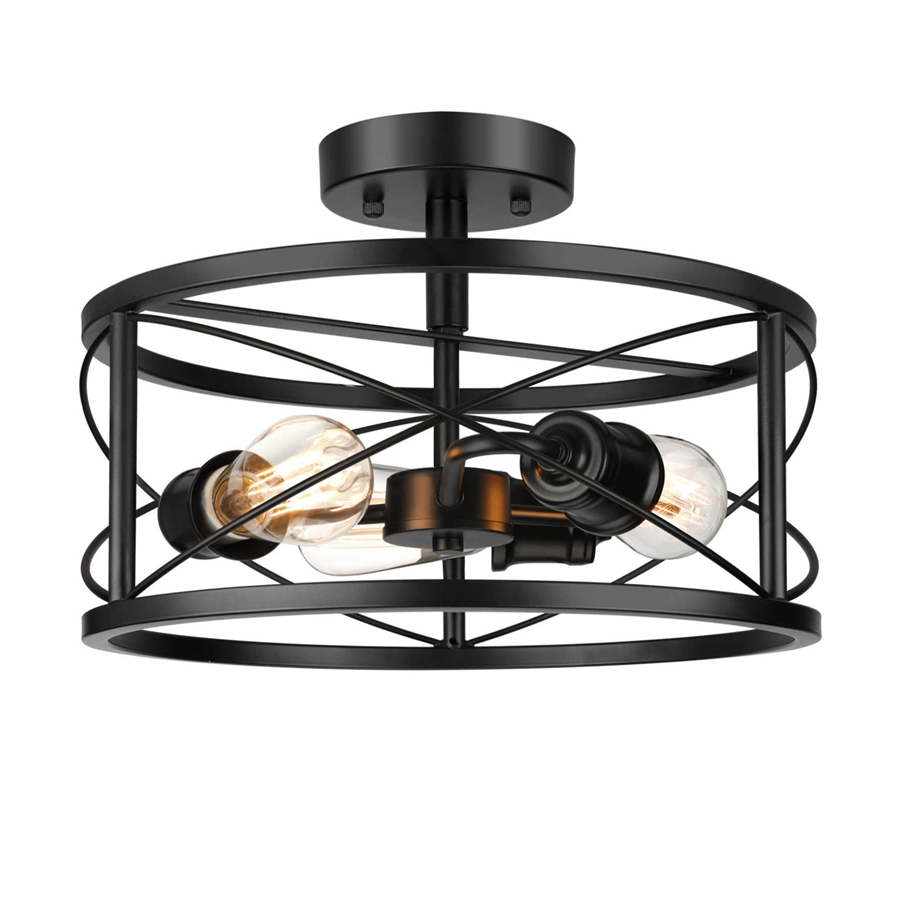 Sofus Semi-flush Mount Light 3 Shades