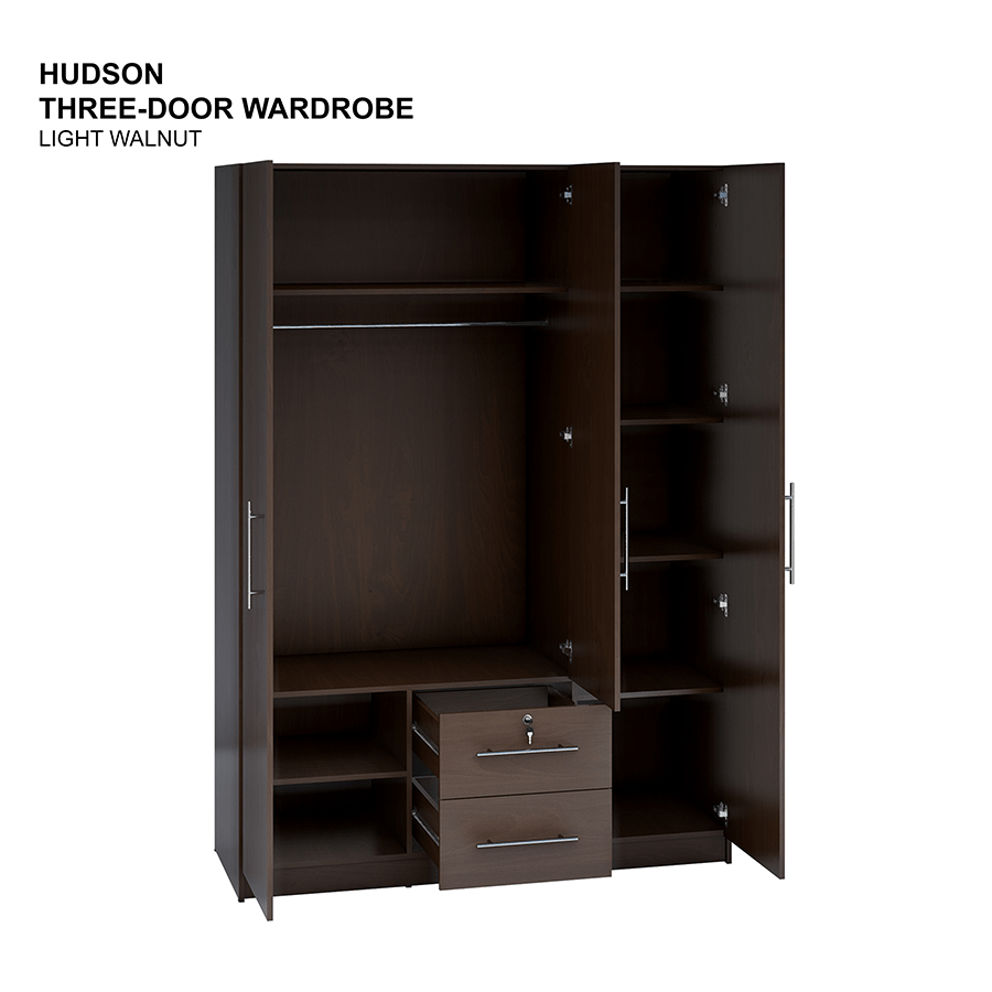 Hudson 3 Door Wardrobe