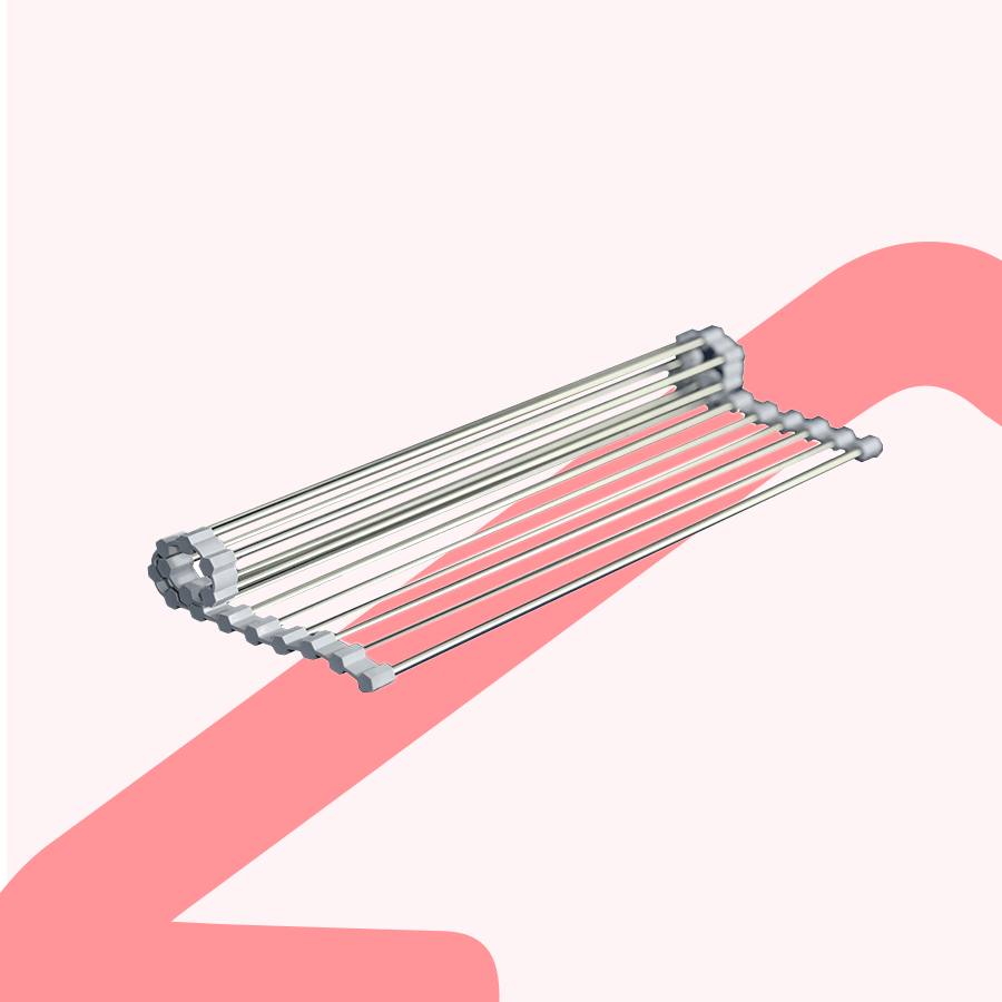 Roll-up Dish Drying Rack & Trivet