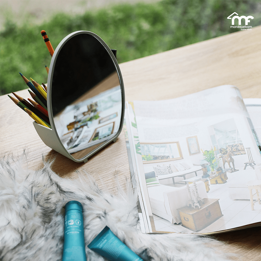 Eglo Table Mirror with Organizer