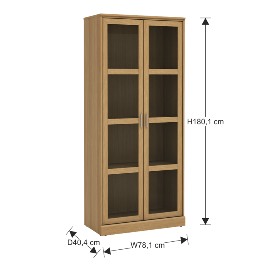 Russo High Display Cabinet