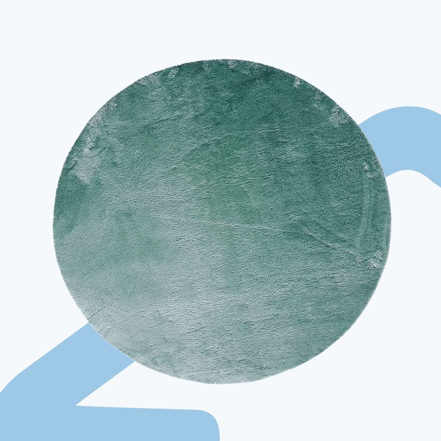 Sofya Duck Egg Shaggy Rug