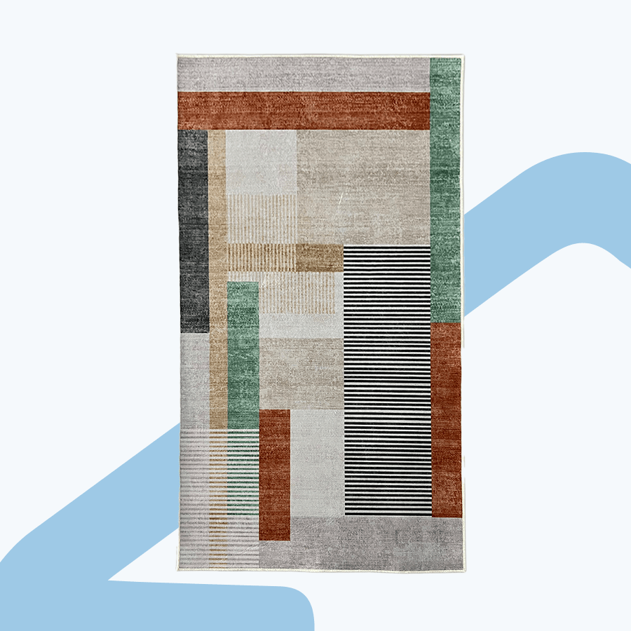 Sina Modern Muted Printed Rug