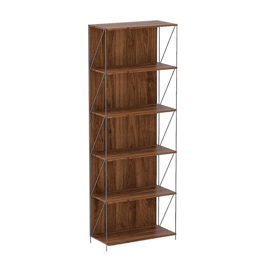 MORE EZBO OPTIONS Ezbo 5-Tier Rack Ezbo 5-Tier Rack Walnut Mandaue Foam