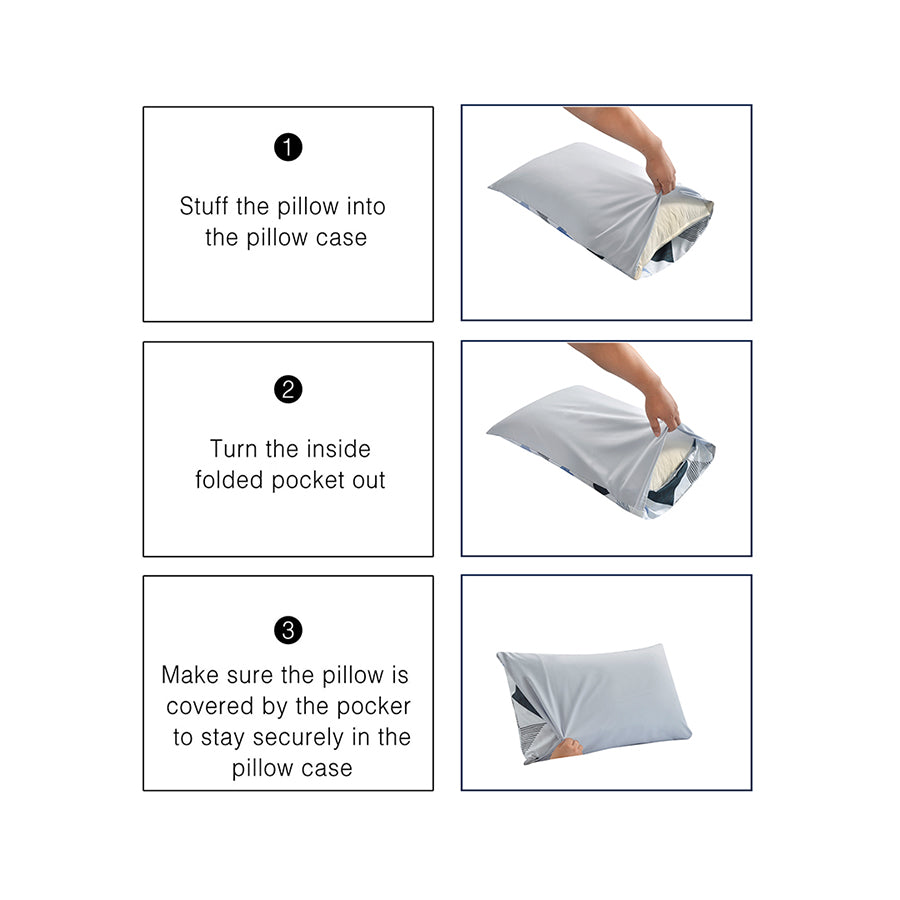 Kriss Comfort Printed 4pc Sheet Set
