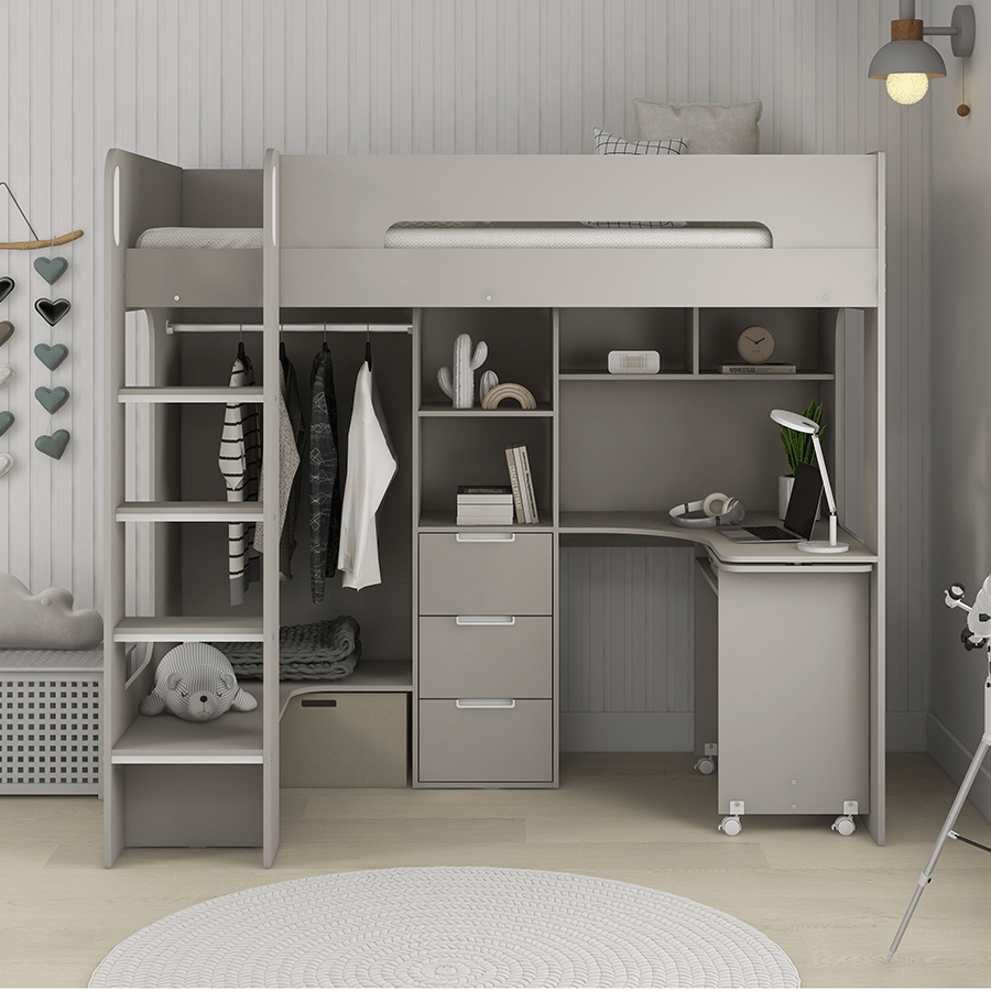 Terrie Loft Bed with Desk Terrie Loft Bed with Desk Mandaue Foam