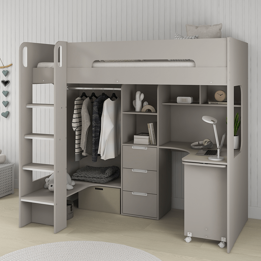 Terrie Loft Bed with Desk Terrie Loft Bed with Desk Mandaue Foam