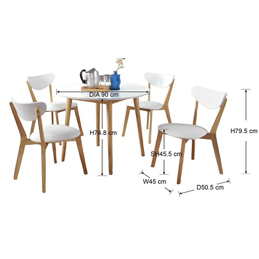 Bradmor 4 Seater Dining Set