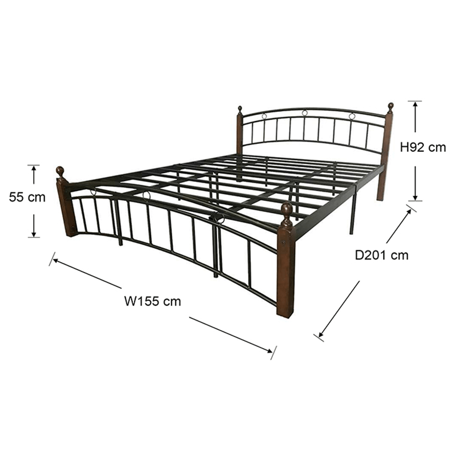 #size_Queen Bed 60x75