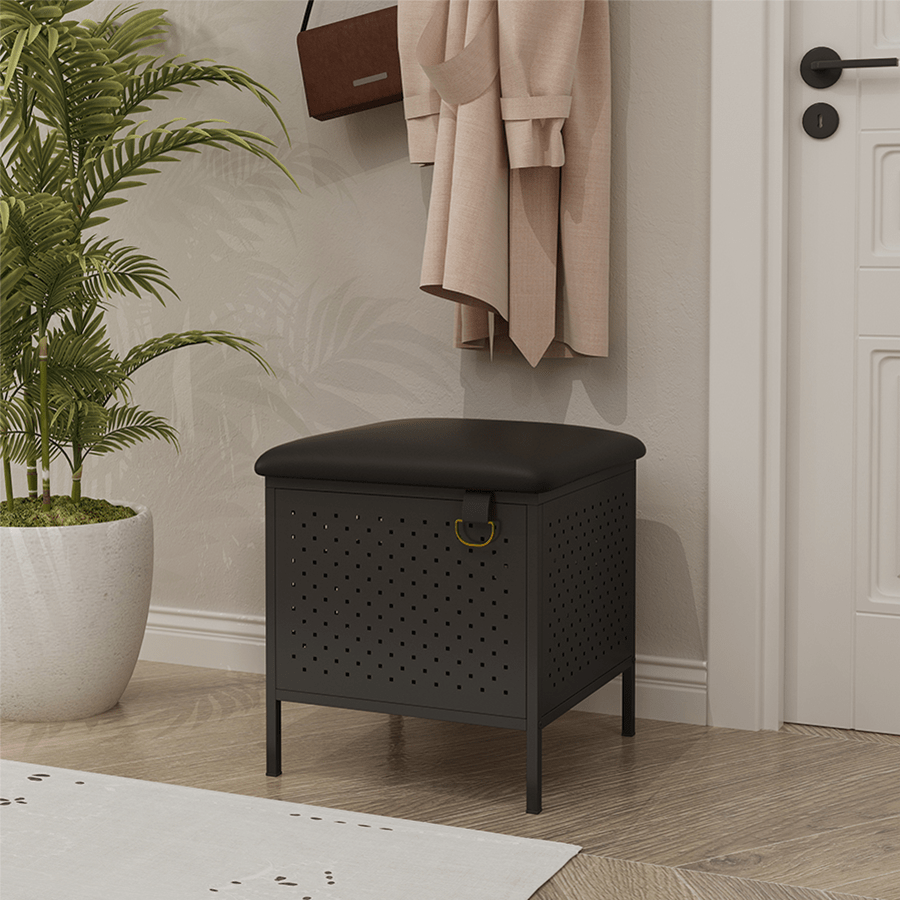 Tarren Metal Ottoman with Storage