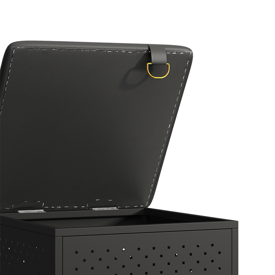 Tarren Metal Ottoman with Storage