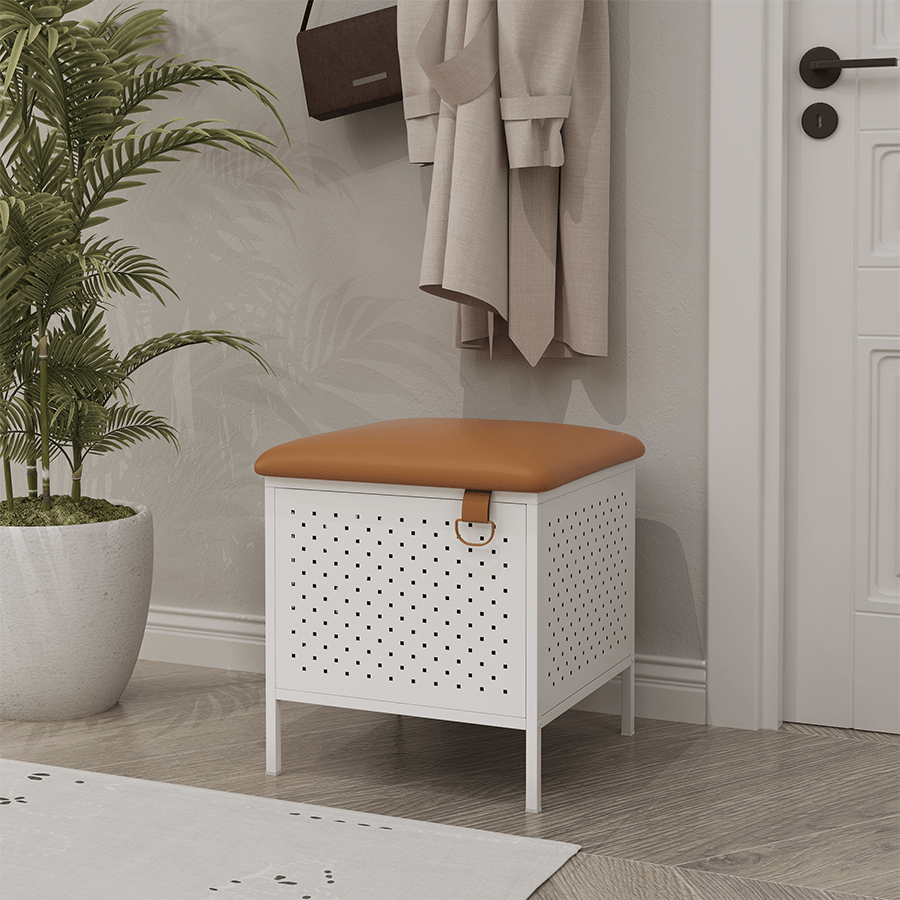 Tarren Metal Ottoman with Storage