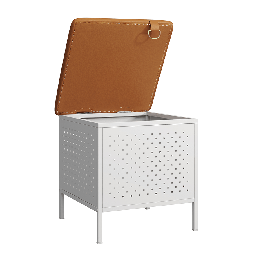Tarren Metal Ottoman with Storage