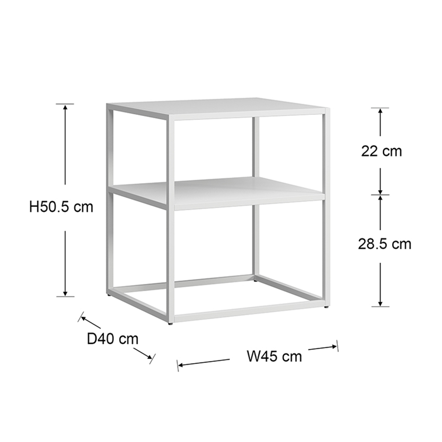Wes Metal Side Table