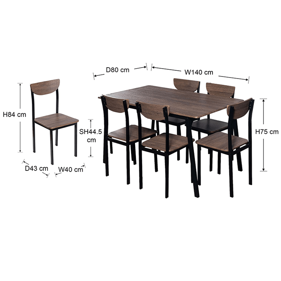MORE XAVIER OPTIONS Xavier 6 Seater Dining Set Xavier 6 Seater Dining Set Mandaue Foam