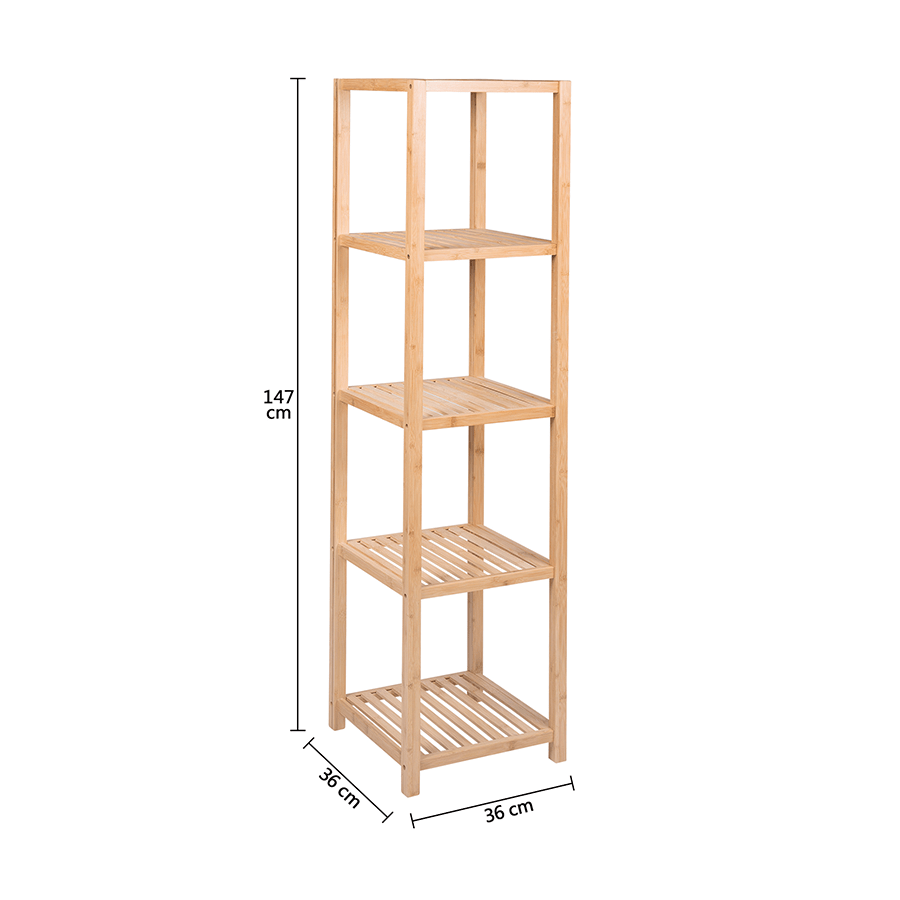 Larson Bamboo 5 Tier Rack