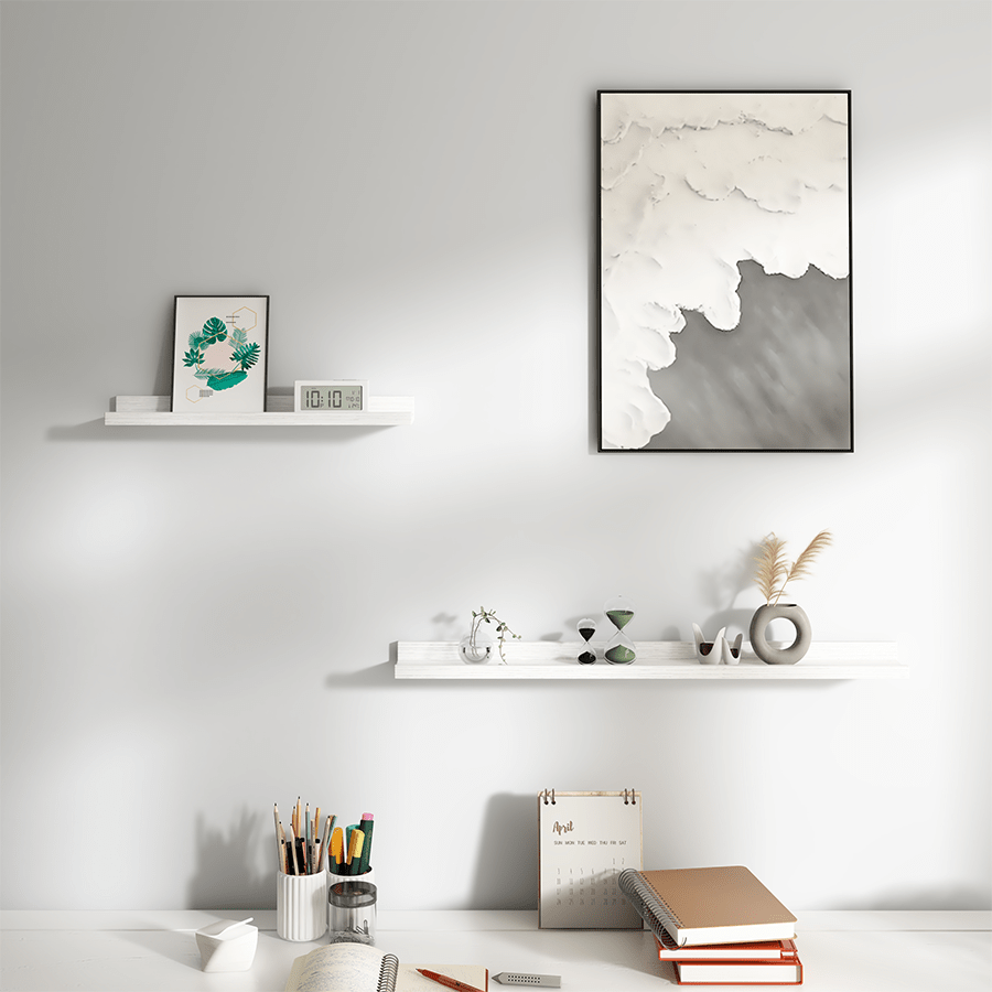 MORE MISSION OPTIONS Mission 80x10 cm Floating Shelf Mission 80x10 cm Floating Shelf Mandaue Foam