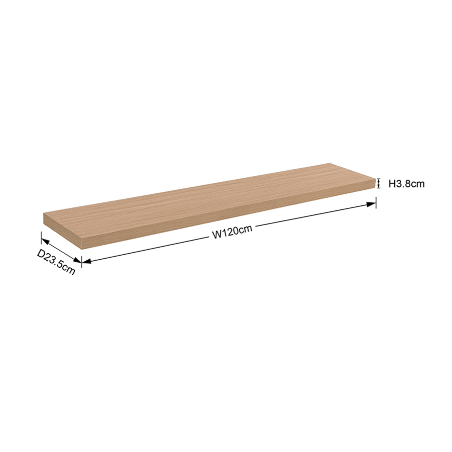 MORE DREW OPTIONS Drew 120x23.5 cm Floating Shelf Drew 120x23.5 cm Floating Shelf Mandaue Foam