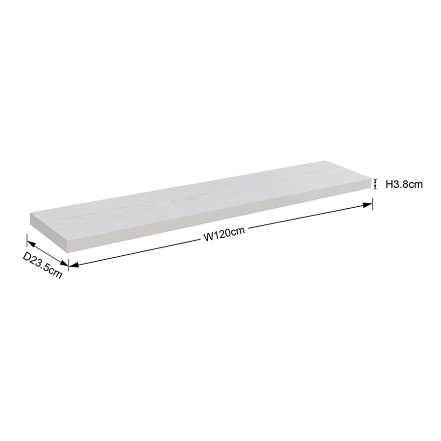 MORE DREW OPTIONS Drew 120x23.5 cm Floating Shelf Drew 120x23.5 cm Floating Shelf Mandaue Foam