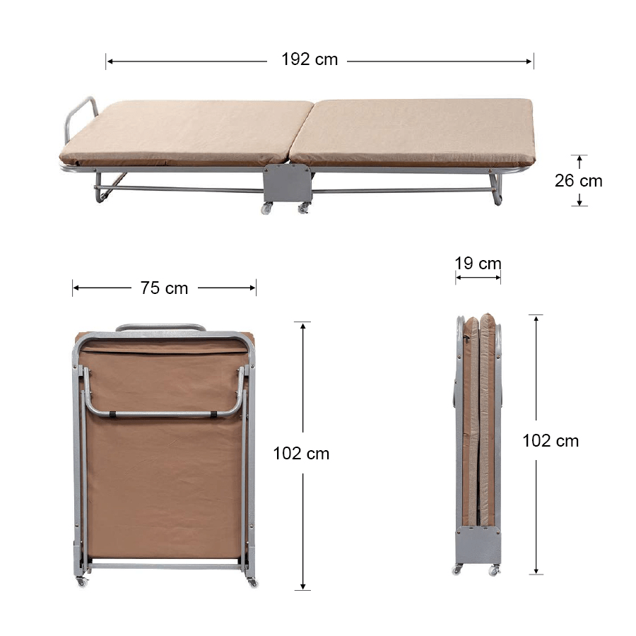 Blakely 2 Section Folding Bed