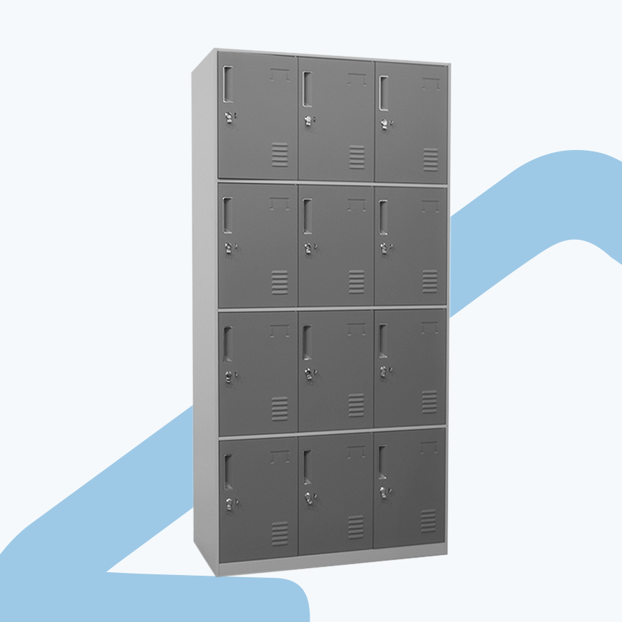 Hanley 12 Door Metal Locker