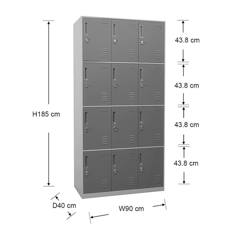 MORE HANLEY OPTIONS Hanley 12 Door Metal Locker Hanley 12 Door Metal Locker Mandaue Foam