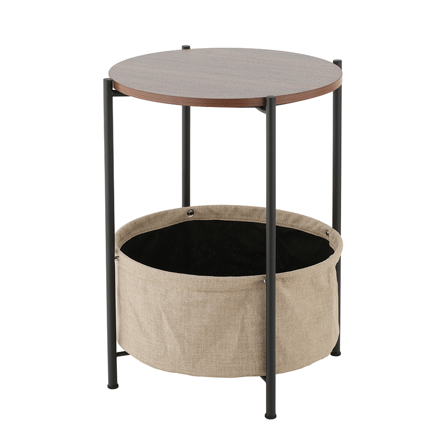 Larson Side Table Larson Side Table Walnut + Beige + Black Mandaue Foam