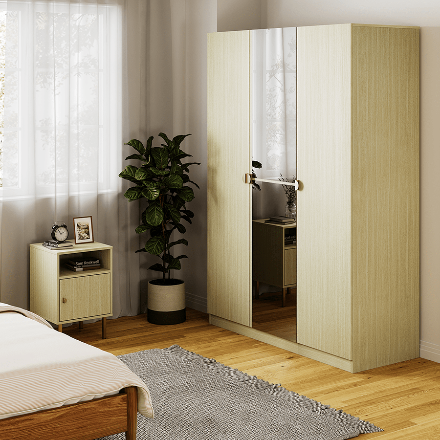 MORE GEORGINE OPTIONS Georgine 3 Door with Mirror Wardrobe Georgine 3 Door with Mirror Wardrobe Mandaue Foam