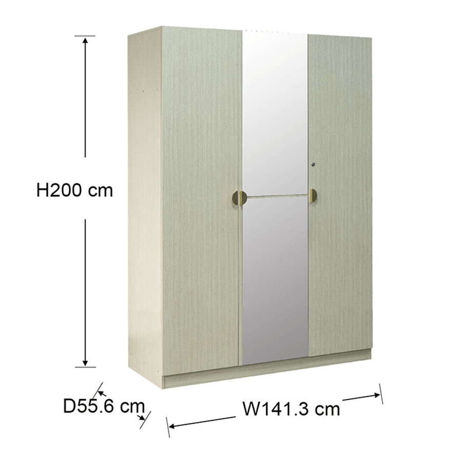 MORE GEORGINE OPTIONS Georgine 3 Door with Mirror Wardrobe Georgine 3 Door with Mirror Wardrobe Mandaue Foam