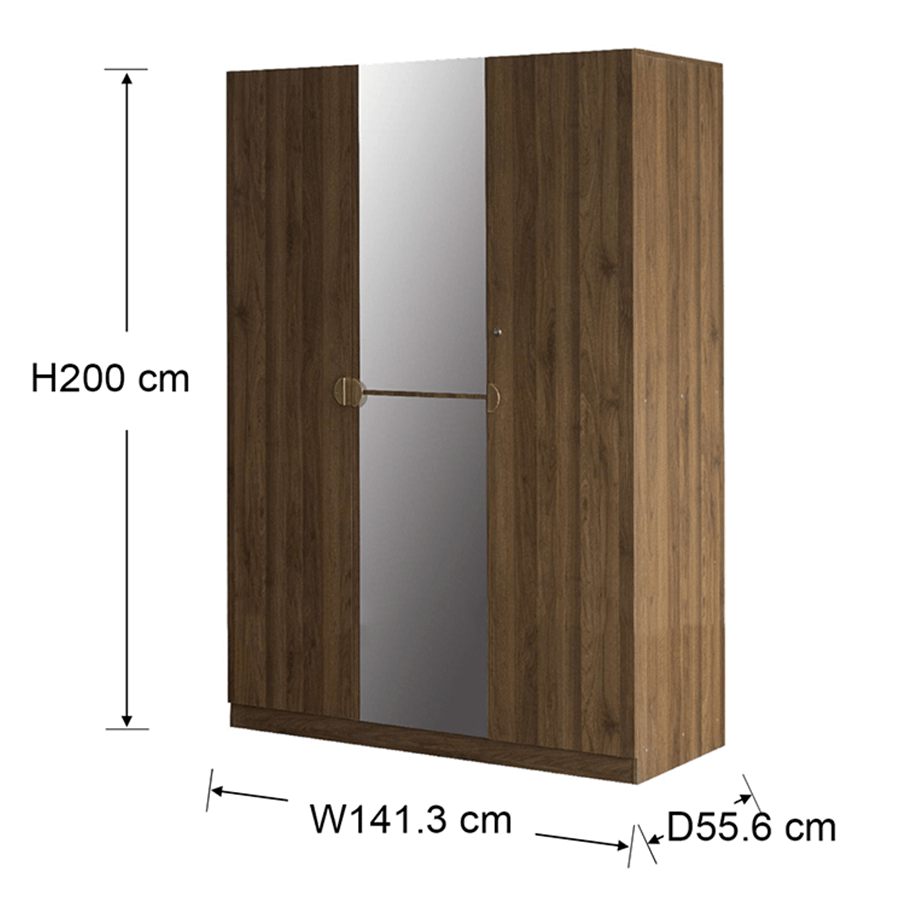 MORE GEORGINE OPTIONS Georgine 3 Door with Mirror Wardrobe Georgine 3 Door with Mirror Wardrobe Mandaue Foam
