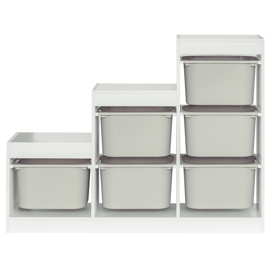 Lilith Ladder Kids Storage with 6 Bins