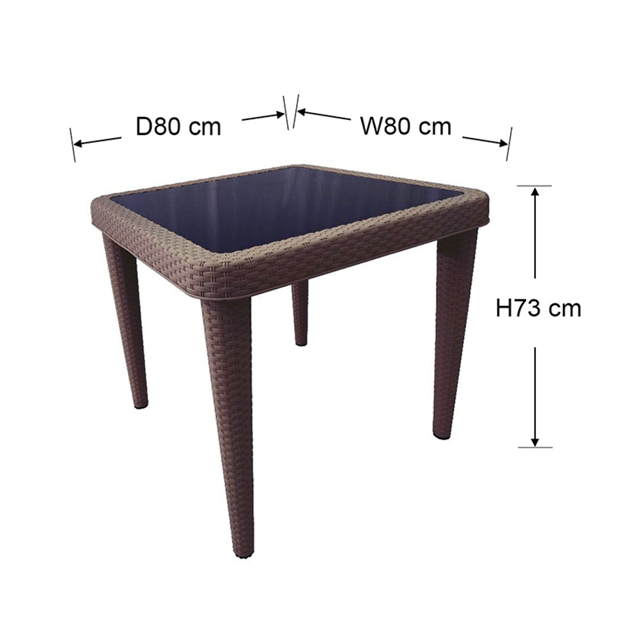 MORE SANTI OPTIONS Santi 4 Seater Outdoor Table Santi 4 Seater Outdoor Table Mandaue Foam