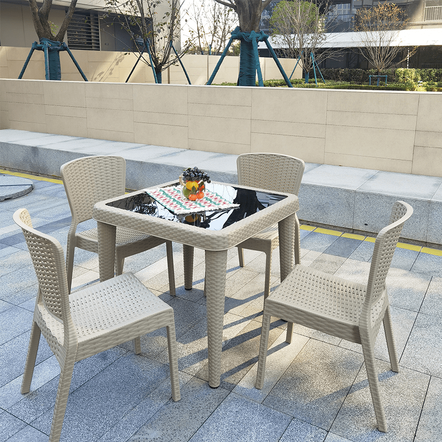 MORE SANTI OPTIONS Santi 4 Seater Outdoor Table Santi 4 Seater Outdoor Table Mandaue Foam
