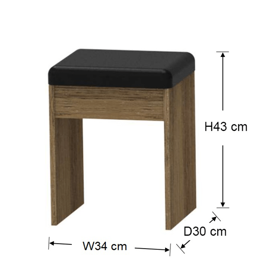 Aslan Dresser with Stool Aslan Dresser with Stool Mandaue Foam