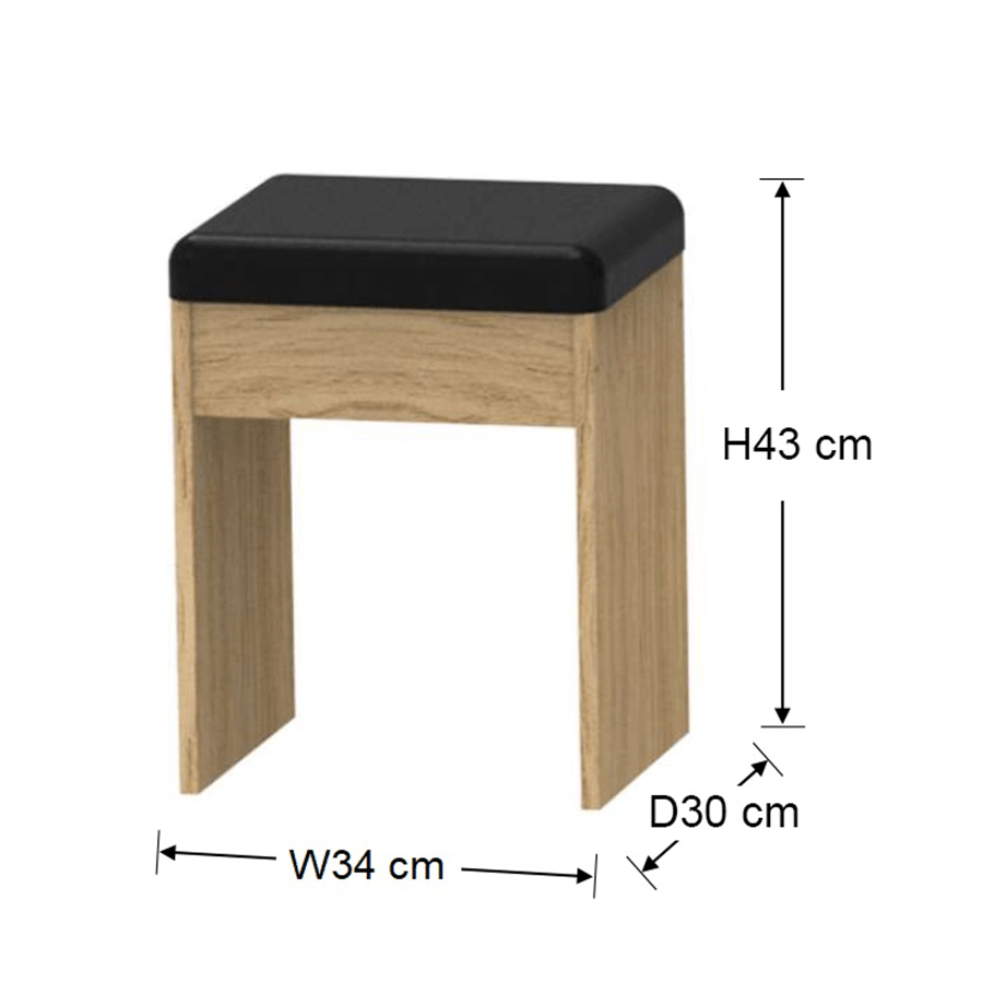Aslan Dresser with Stool Aslan Dresser with Stool Mandaue Foam
