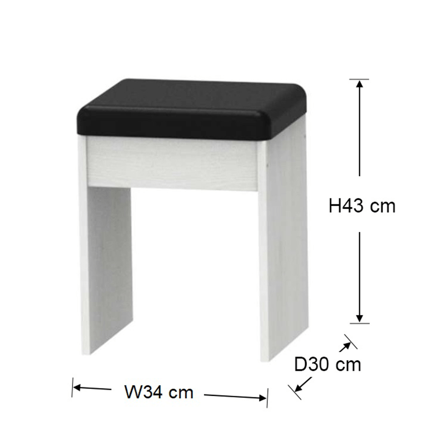 Aslan Dresser with Stool Aslan Dresser with Stool Mandaue Foam