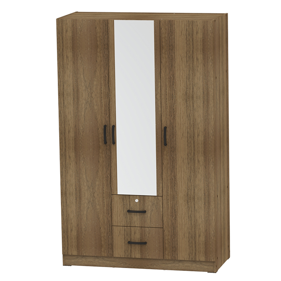 Maddie 3 Door with Mirror + 2 Drawer Wardrobe