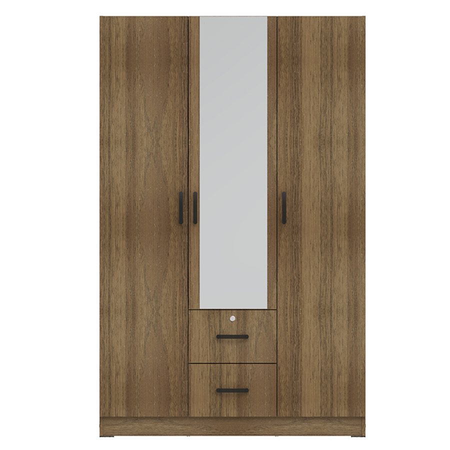 Maddie 3 Door with Mirror + 2 Drawer Wardrobe
