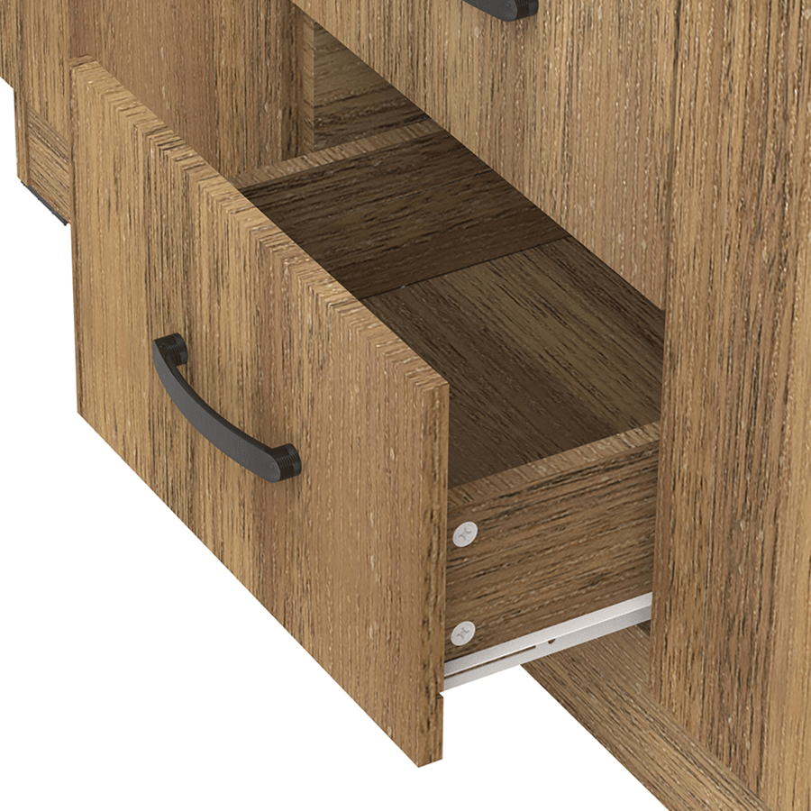 Maddie 3 Door with Mirror + 2 Drawer Wardrobe