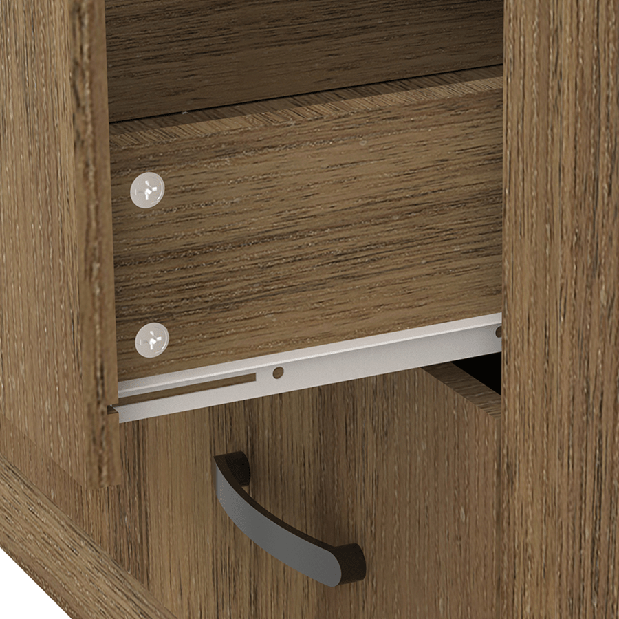 Maddie 3 Door with Mirror + 2 Drawer Wardrobe