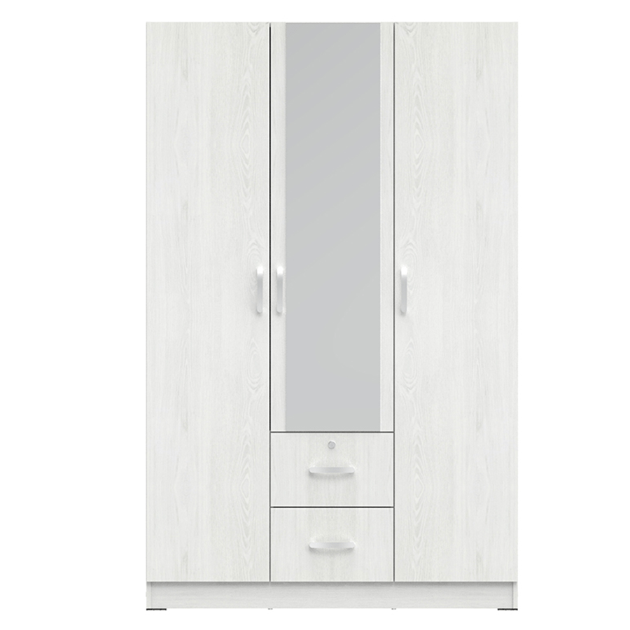 Maddie 3 Door with Mirror + 2 Drawer Wardrobe