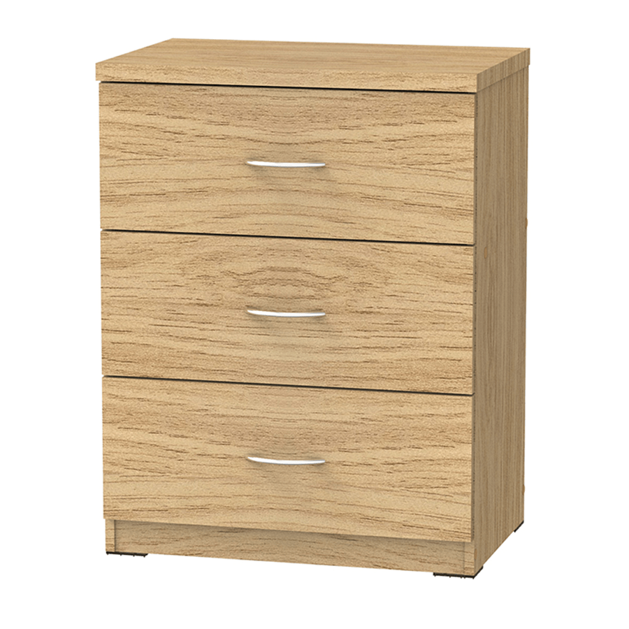 MORE SELENE OPTIONS Selene Chest of 3 Drawer Selene Chest of 3 Drawer Oak Mandaue Foam